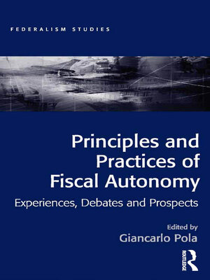 cover image of Principles and Practices of Fiscal Autonomy